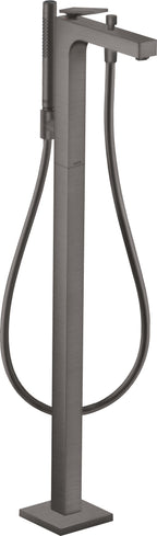schwarz / brushed black chrome / Rautenschliff bru bl