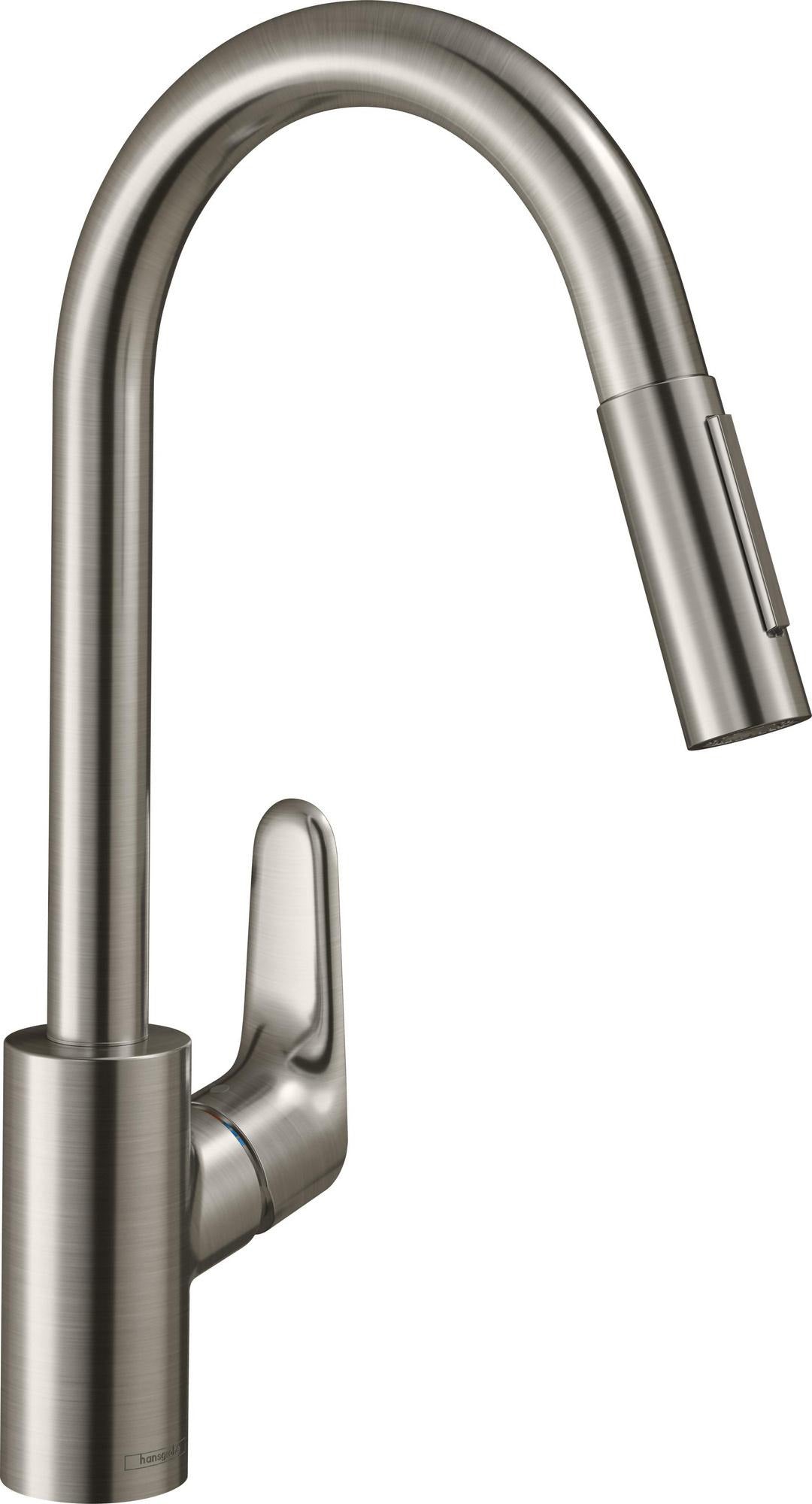 HANSGROHE Focus M41 Einhebel-Küchenmischer 240 mit Ausziehbrause, Chrom