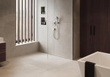 HANSGROHE RainDrain Match Plus Duschrinne 800 mm mattschwarz mit höhenverstellbarem Rahmen