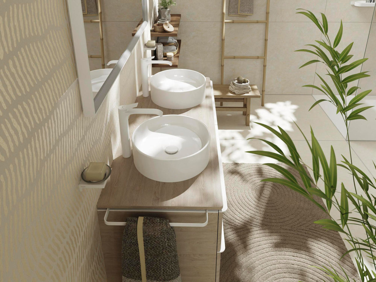 Hansgrohe Vivenis Einhebel-Waschtischmischer 250 mit Zugstangen-Ablaufgarnitur, chrom