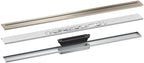 brushed nickel / glänzend / PVD-beschichtet