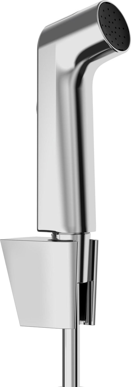 hansgrohe Bidette S Handbrause 1jet mit Porter S Brausehalter und 1250 mm Brauseschlauch in Chrom