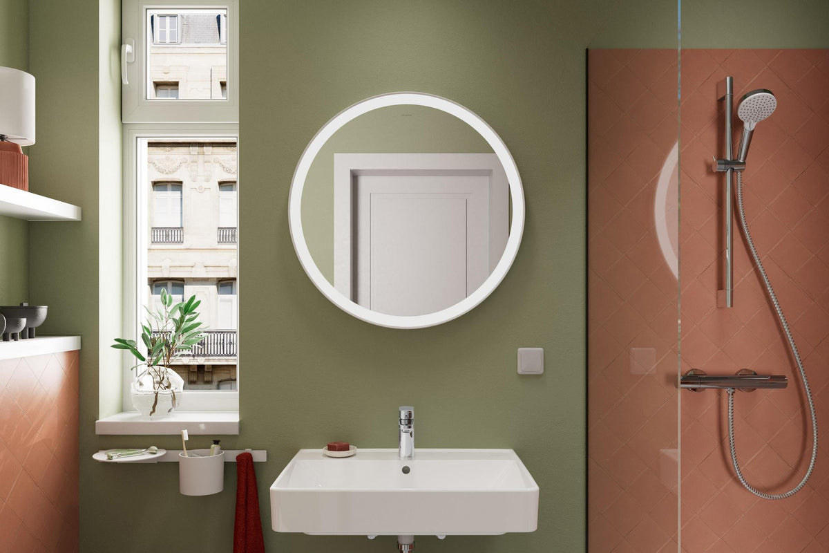 Hansgrohe Ecostat Element Brausemischer Aufputz Chrom mit EcoStop+ und Thermostatkartusche