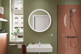 Hansgrohe Ecostat Element Brausemischer Aufputz Chrom mit EcoStop+ und Thermostatkartusche