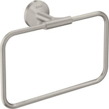 AXOR Universal Circular Handtuchring mattweiß – schwenkbar, verdeckte Wandmontage, Ø 250 mm