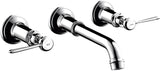 AXOR MONTREUX 3-Loch-Waschtischarmatur Unterputz DN 15 mit Hebelgriff Chrom