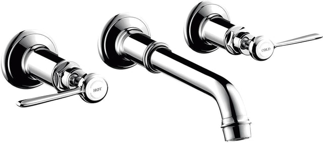 AXOR MONTREUX 3-Loch-Waschtischarmatur Unterputz DN 15 mit Hebelgriff Chrom