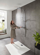 HANSGROHE Showerpipe Crometta S 240 mit Thermostat Ecostat 1001 CL – Chrom
