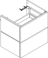 HANSGROHE Xilesa E Waschtischunterschrank 630 mm mit 2 Schubkästen und PushOpen
