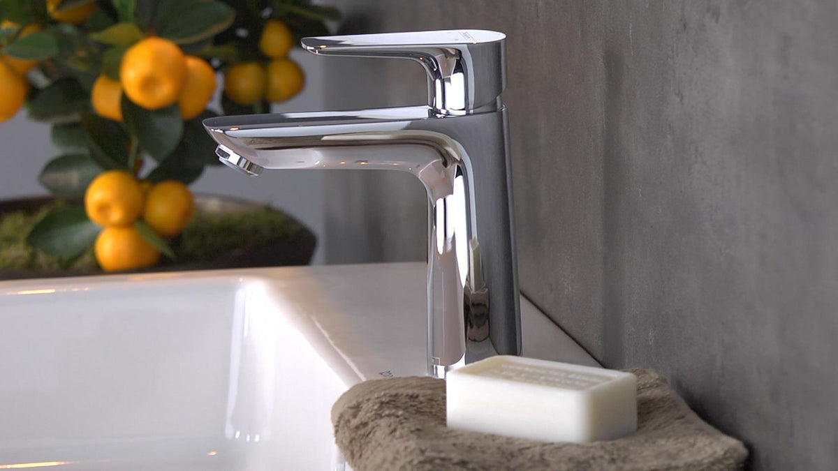 HANSGROHE Talis E Einhebel-Waschtischmischer 110 mit Ablaufgarnitur, chrom – ComfortZone, 5 l/min