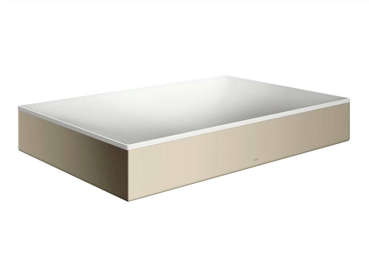 AXOR Suite Aufsatzwaschtisch 600x400mm SolidSurface mit chrom Designrahmen