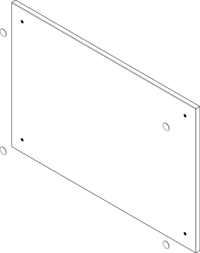 Hansgrohe Aufdoppelseite 435x295 ECHK mit Abdeckung D14 – Ersatzteil für Badmöbel