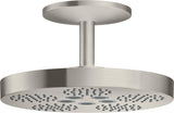 AXOR ONE 280 2jet Kopfbrause mit Deckenanschluss, chrom, 2 Strahlarten, PowderRain, Antikalk