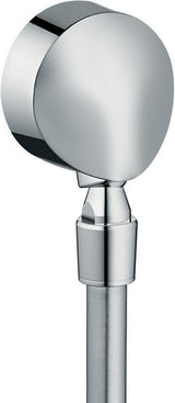 Hansgrohe FixFit E Schlauchanschluss DN 15 mit Rückflussverhinderer und Kugelgelenk, chrom
