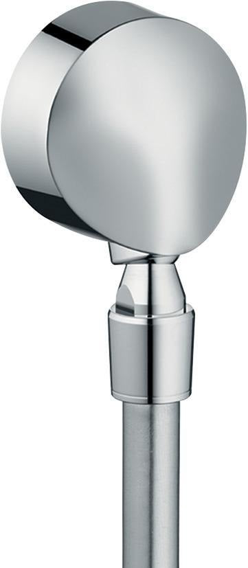 Hansgrohe FixFit E Schlauchanschluss DN 15 mit Rückflussverhinderer und Kugelgelenk, chrom