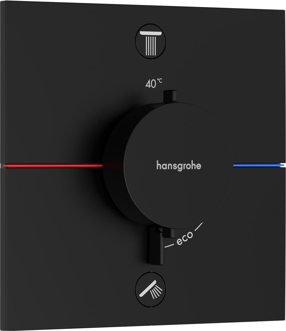 HANSGROHE ShowerSelect Comfort E Thermostat Fertigmontageset UP Chrom für 2 Verbraucher