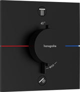 HANSGROHE ShowerSelect Comfort E Thermostat Fertigmontageset UP Chrom für 2 Verbraucher