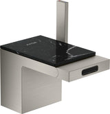 AXOR MyEdition Platte 150 in Leder – Abnehmbare Design-Abdeckung für Waschtischarmaturen