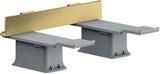 AXOR Universal Adapterset zur Montage von Accessoires auf Reling – chrom, Softsquare