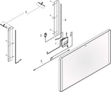 HANSGROHE Xarita Lite Q Wandspiegel 500x700 mm mit seitlicher LED-Beleuchtung und TouchlessSensor