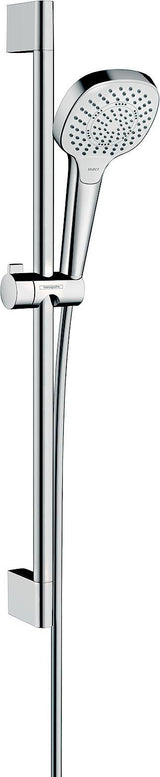 HANSGROHE Croma Select E Multi Brauseset mit Unica Croma Stange 650 mm, weiß/chrom