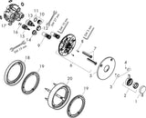 HANSGROHE HG Mischer DuoTurn S Unterputz, 2 Verbraucher chrom – Mengensteuerung und Umsteller