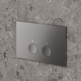 AXOR FlushPlate Drückerplatte für Geberit Sigma – Mechanische Betätigung, Edelstahl gebürstet