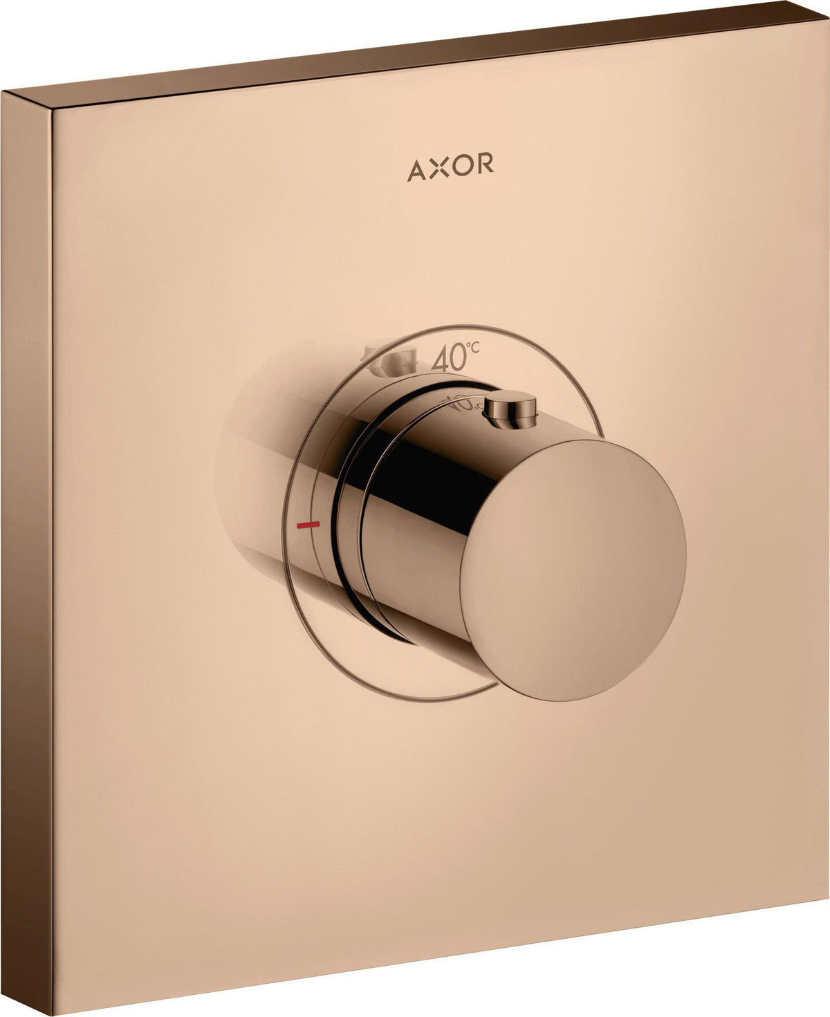AXOR ShowerSelect Square Highflow UP Thermostatbatterie Chrom – Eckige Unterputz-Armatur mit 59 l/min