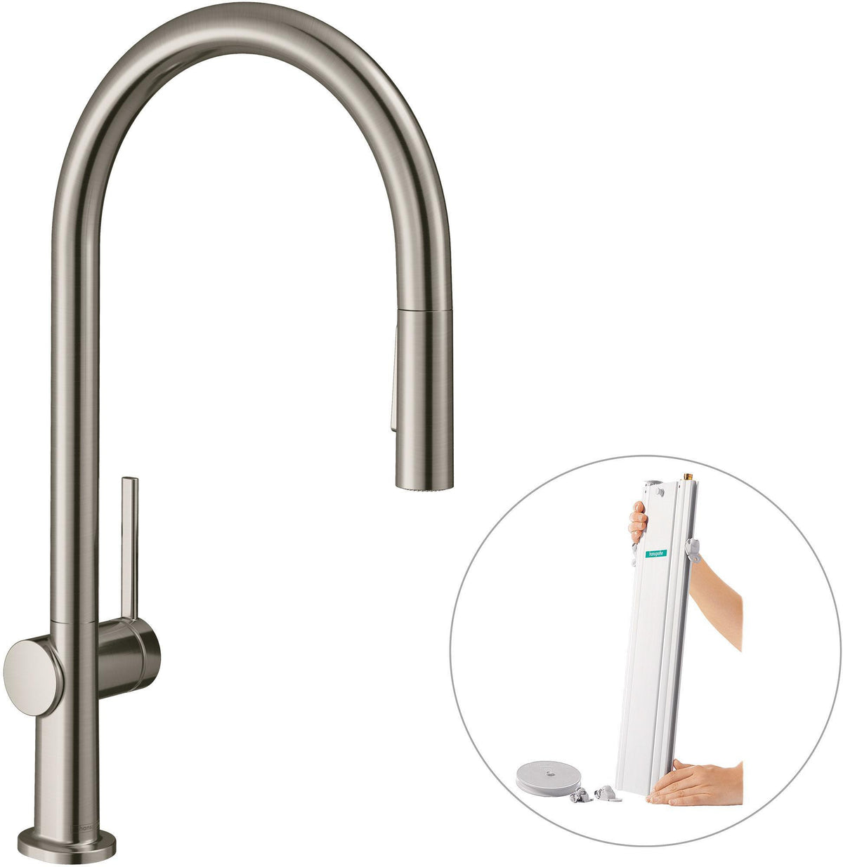 HANSGROHE Talis M54 210 Spültischmischer mit Ausziehbrause und sBox in Chrom
