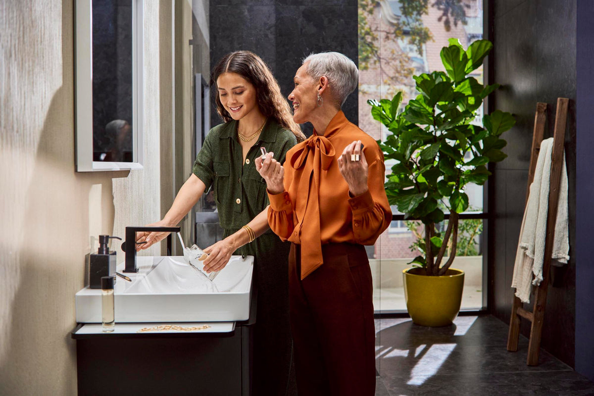 Hansgrohe Tecturis E Einhebel-Waschtischmischer 110 CoolStart mit Push-Open Ablaufgarnitur