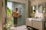 HANSGROHE Activera Select S 95 2jet EcoSmart Handbrause – Chrom, 2 Strahlarten, Select-Taste