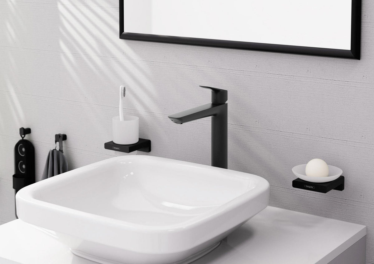 Hansgrohe HG Einhebel-Waschtischmischer 240 LOGIS mit Zugstangen-Ablaufgarnitur, chrom