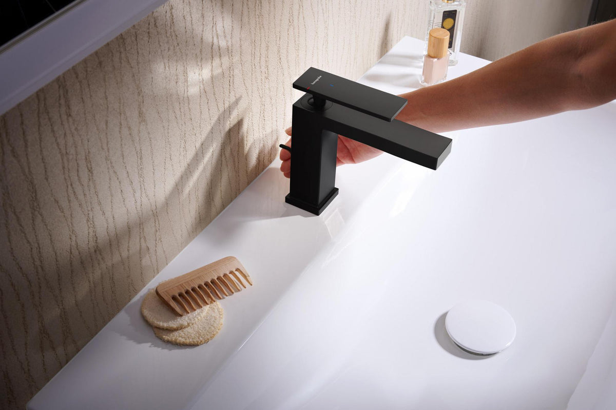 HANSGROHE Tecturis E Einhebel-Waschtischmischer ComfortZone 110 CoolStart mit Zugstangen-Ablaufgarnitur chrom