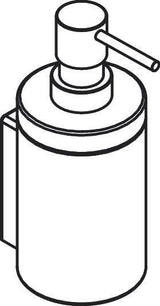 AXOR Universal Circular Lotionsspender mattweiß – Wandmontage, 300 ml, Metall
