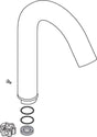 Hansgrohe Auslauf WT 95030 – Chrom, UBA-konform, Sanitär-Armaturen Ersatzteil