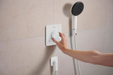 HANSGROHE Porter Fine Brausehalter – Wandhalterung aus Metall für konische Brauseschläuche