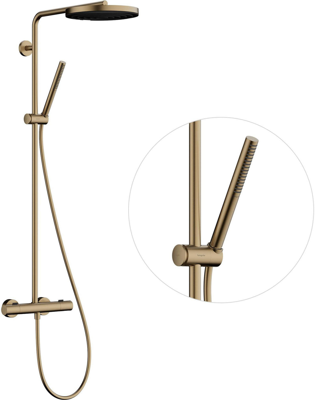 HANSGROHE Showerpipe Pulsify S Puro 1 Jet mit Thermostat in Chrom