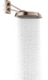AXOR ShowerSphere 2jet Kopfbrause 370/220 mit beweglichem Brausearm – PowderRain & Rain Strahlarten