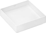 HANSGROHE Aufsatzwaschtisch Xuniva Evo E 400x400mm matt Schwarz ohne Hahnloch