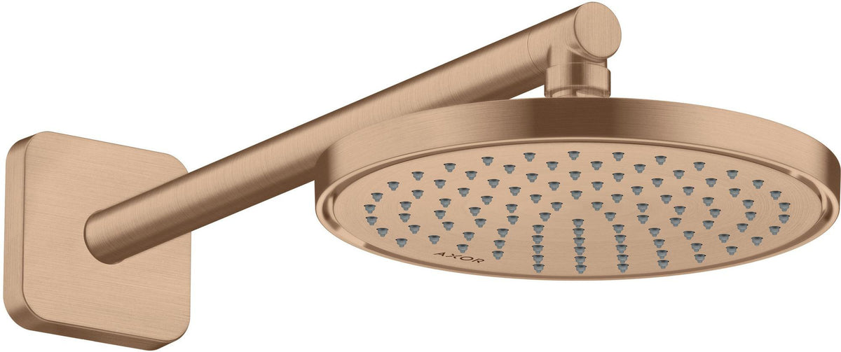 AXOR Kopfbrause 220 1jet EcoSmart Chrom – 220 mm Rain-Duschkopf für Wand- und Deckenmontage