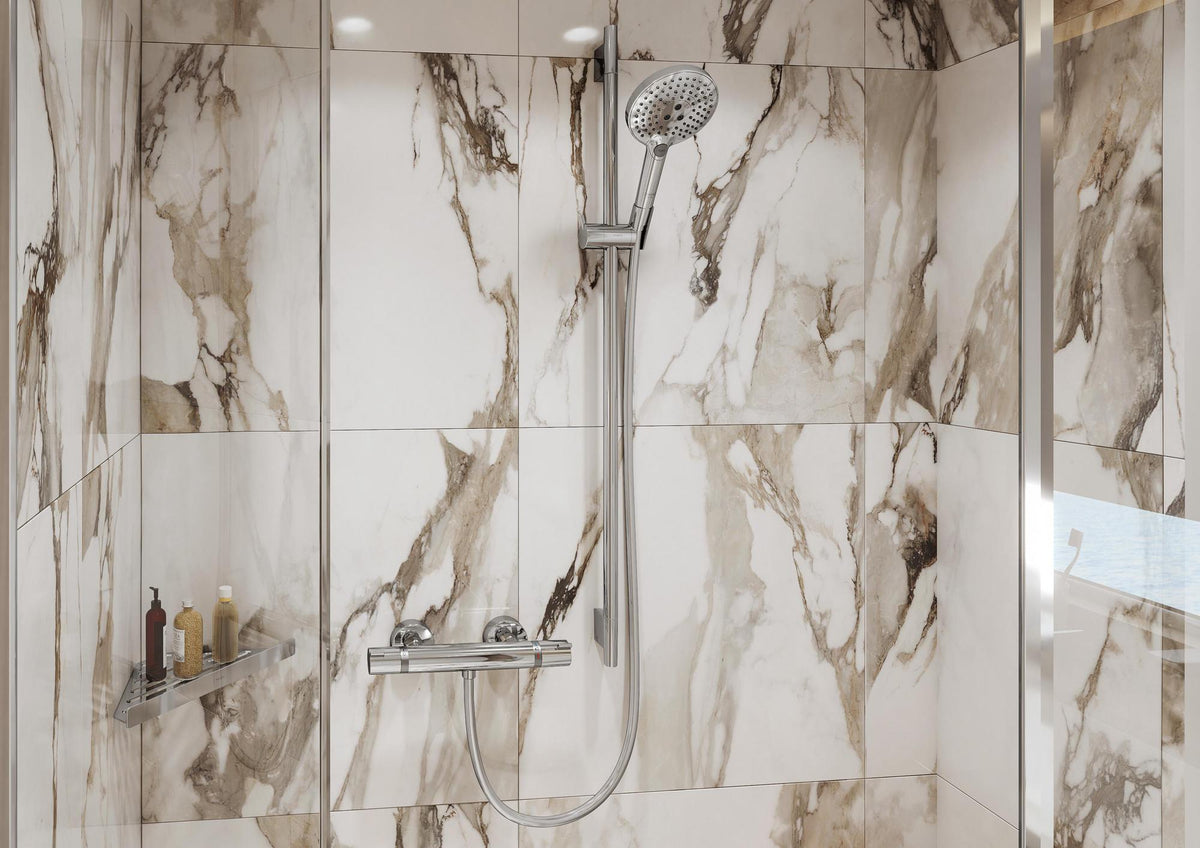 HANSGROHE Ecostat Comfort Brausethermostat DN 15 Aufputz Chrom mit Ecostop-Taste