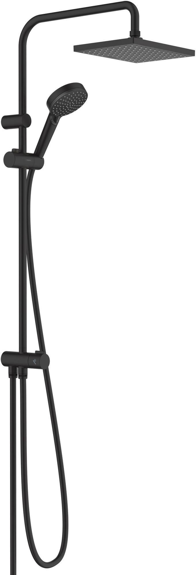 HANSGROHE Showerpipe VERNIS Shape 230 1jet Reno Chrom – Duschsystem mit Kopf- und Handbrause