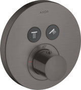 AXOR ShowerSelect Round Thermostat für 2 Verbraucher – Chrom, wandmontiert