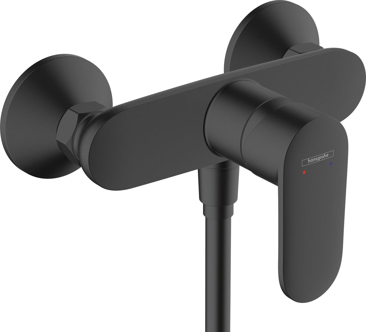 Hansgrohe VERNIS Blend Einhebel-Brausemischer Aufputz Chrom – Wandmontage, Temperaturbegrenzung