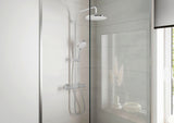 HANSGROHE Showerpipe VERNIS Blend 200 1jet mit Brausethermostat EcoSmart – Chrom