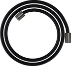 schwarz / brushed black chrome