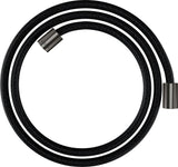 AXOR Textilbrauseschlauch ShowerSolutions 160 cm, chrom – mit zylindrischen Muttern, recyceltes PET, knickgeschützt