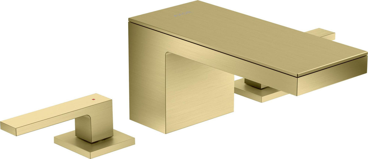 AXOR MYEDITION 3-Loch-Waschtischmischer 70 ohne Platte in polished gold optic – PowderRain