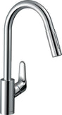 HANSGROHE Focus M41 Einhebel-Küchenmischer 240 mit Ausziehbrause, Chrom