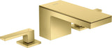AXOR MYEDITION 3-Loch-Waschtischmischer 70 ohne Platte in polished gold optic – PowderRain